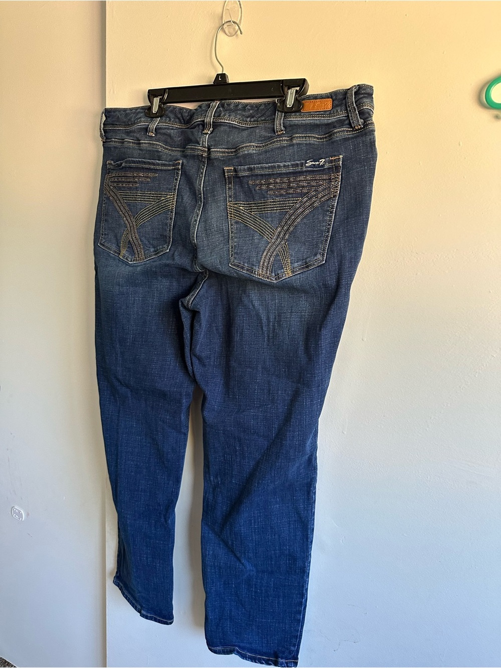 Seven7 Women's Dark Blue Slim Skinny Jeans - Picture 9 of 14